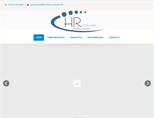 Tablet Screenshot of hrdistribuciones.com